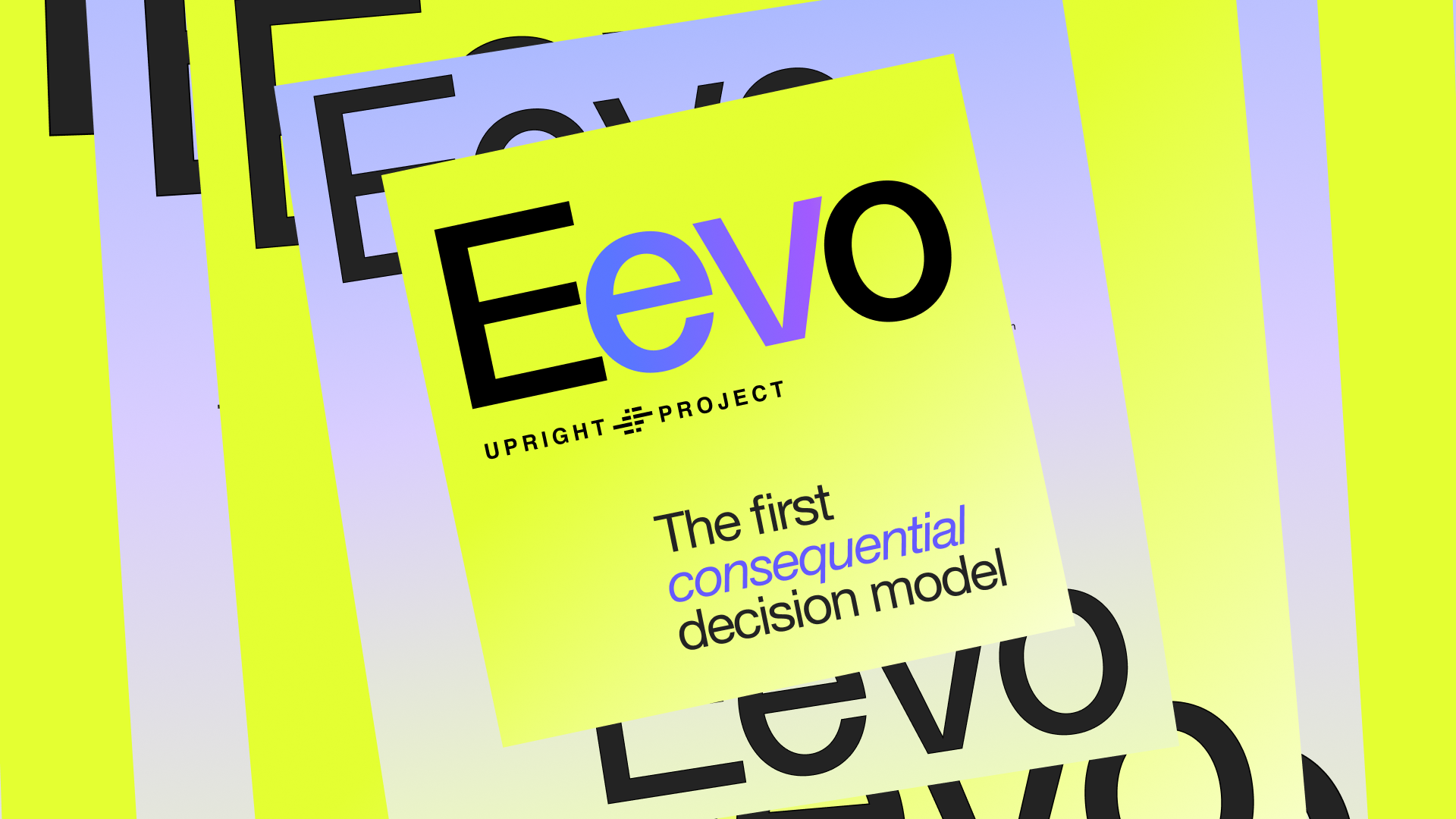 Eevo, the first consequential decision model
